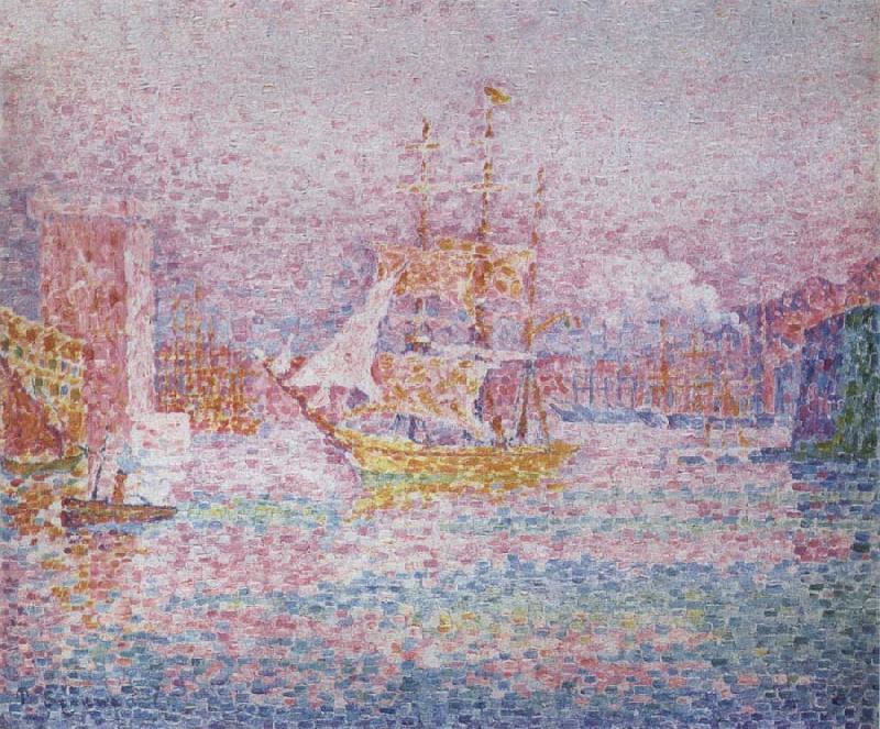 Paul Signac Harbour at Marseilles china oil painting image